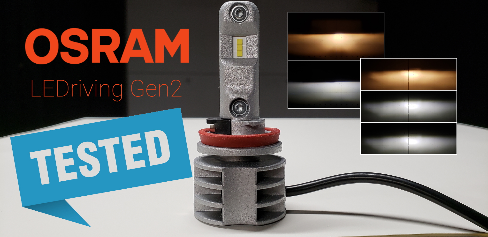 Ingenieurs Productiecentrum gallon Testing: Osram LEDriving HL H11 Gen2 headlight bulbs – Automotive LED  Research